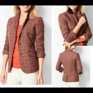 Talbots Aberdeen houndstooth Shetland wool blazer